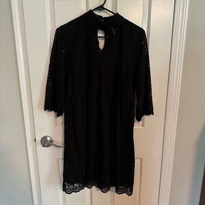 Xhilaration by Target Black Lace Dress